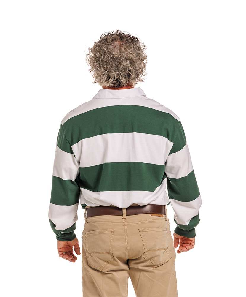 Primary image St. Jude Striped Rugby Polo